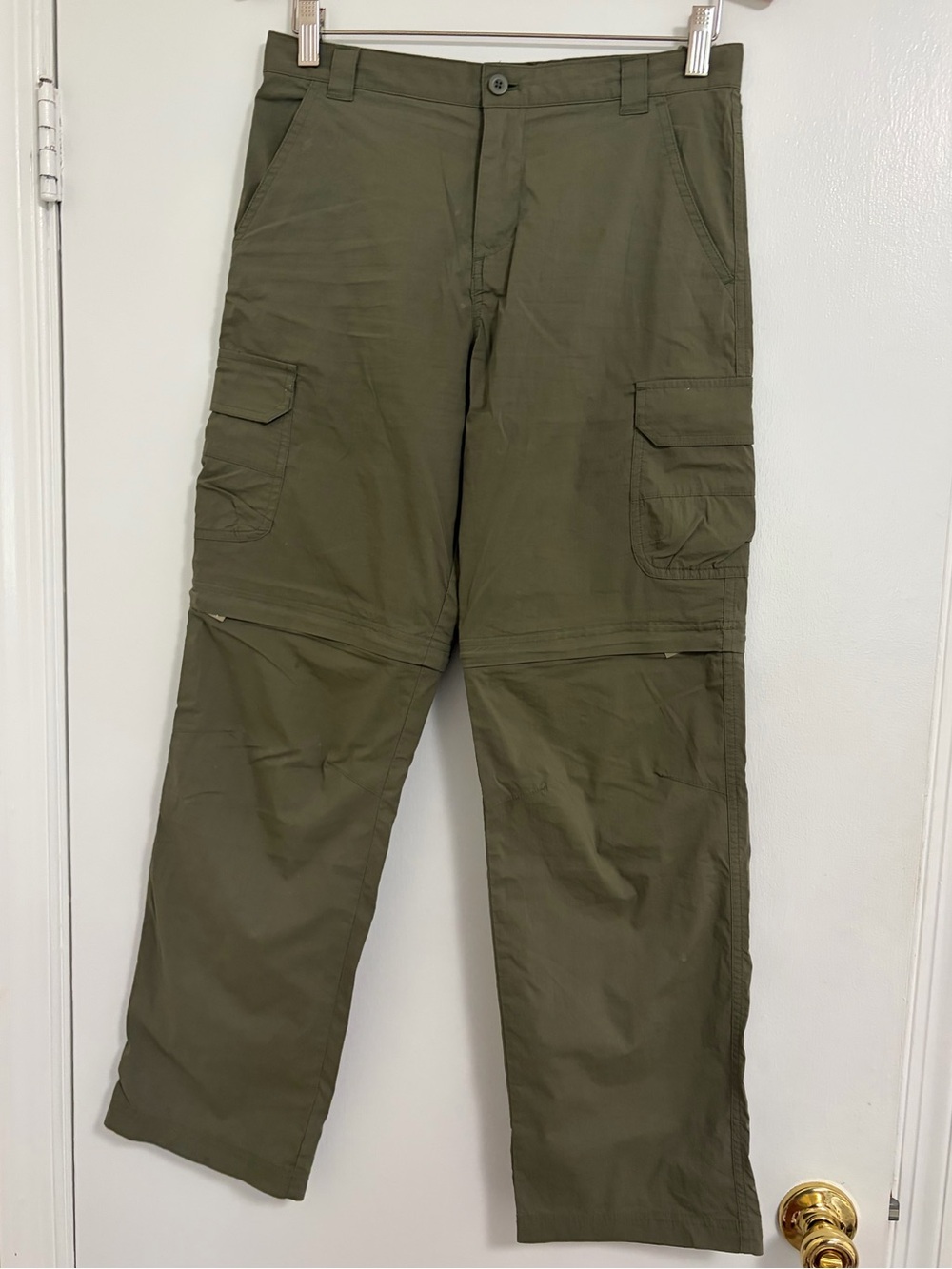 CQR Olive Green Convertible Cargo Pants